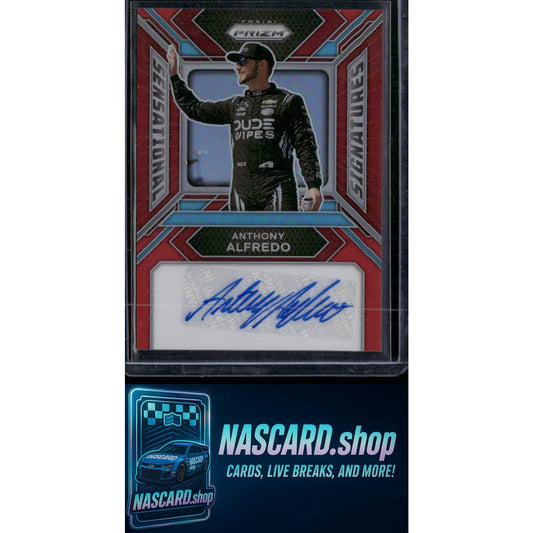 2024 Panini Prizm #SS-AAO Anthony Alfredo Sensational Signatures Red #/99 - NASCARD.shop