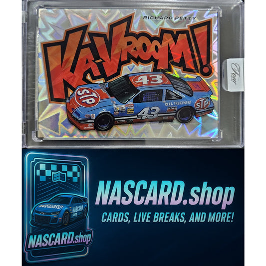 2025 Panini Turn Four #12 Richard Petty Ka-Vroom! KaVROOM!
