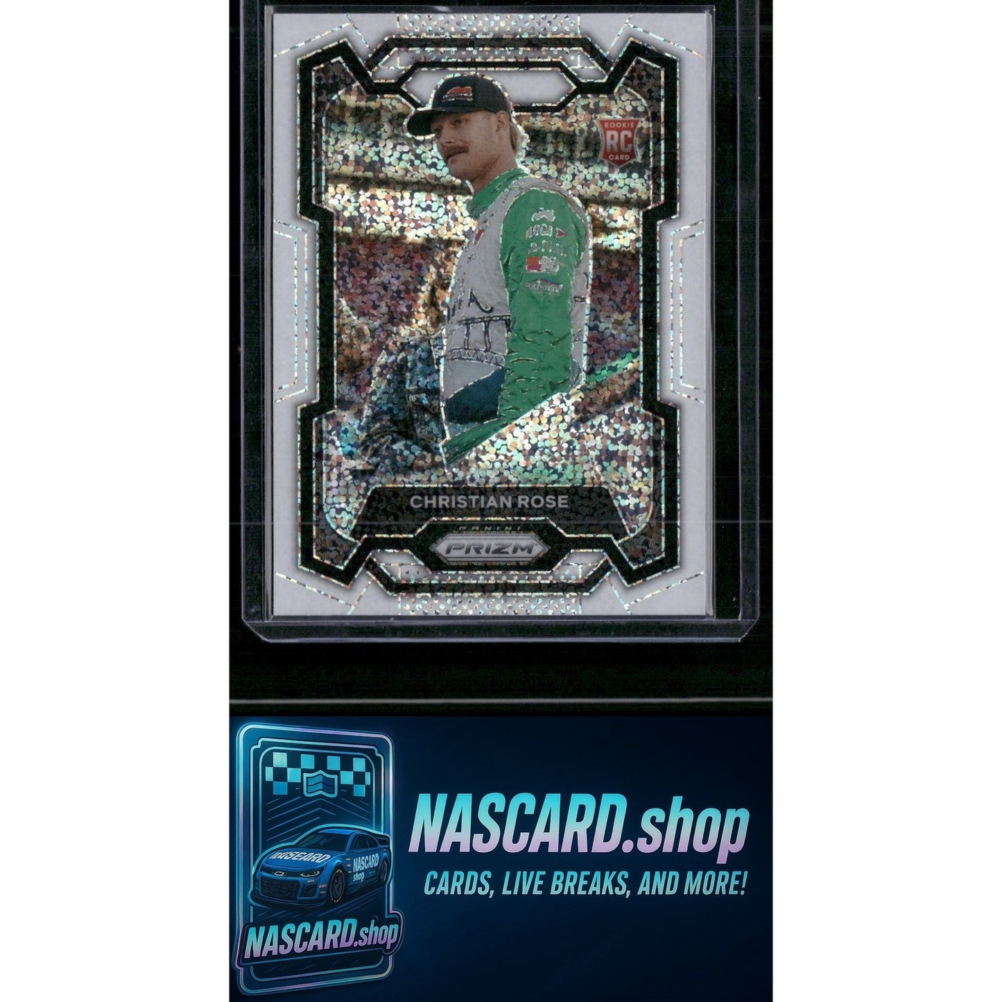 2024 Panini Prizm #53 Christian Rose White Sparkle - NASCARD.shop