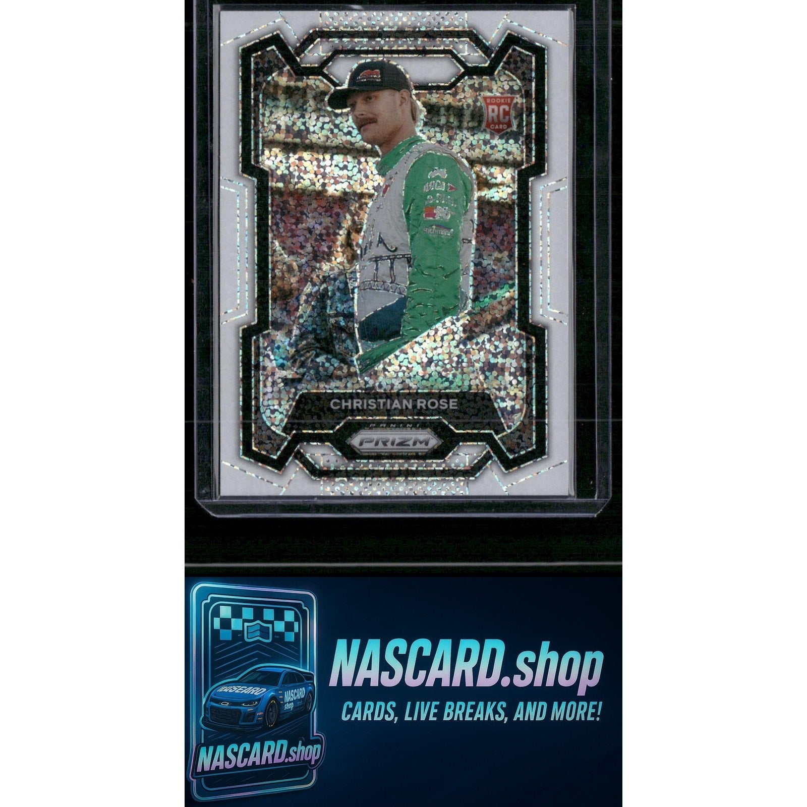 2024 Panini Prizm #53 Christian Rose White Sparkle - NASCARD.shop