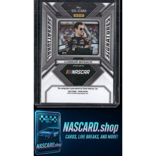 2024 Panini Prizm #SS-CMK Connor Mosack Sensational Signatures - NASCARD.shop