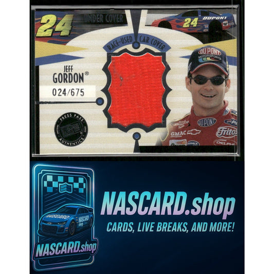 2002 Press Pass Eclipse #CD 3 Jeff Gordon Under Cover Drivers #24/675