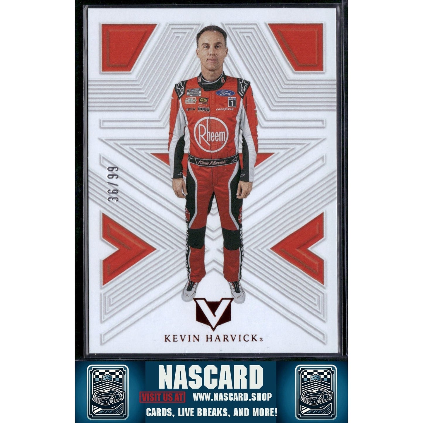 2023 Panini Chronicles #8 Kevin Harvick Vertex Red - NASCARD.shop