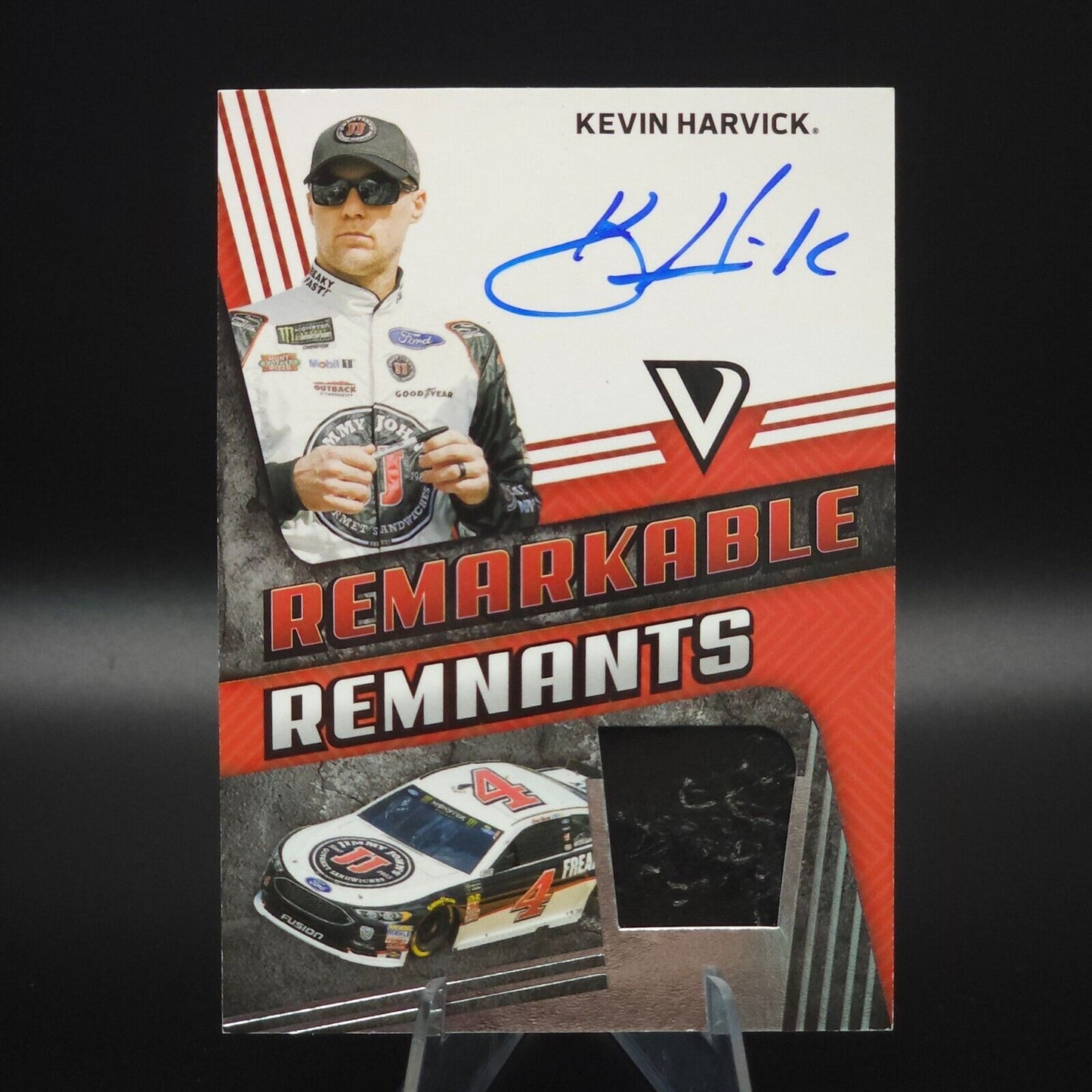 2018 Panini Victory Lane - Remarkable Remnants #RR-KH Kevin Harvick /150 - NASCARD.shop