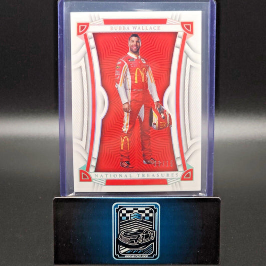 2023 Panini National Treasures Racing Base Holo SIlver #31 Bubba Wallace 11/15 - NASCARD.shop