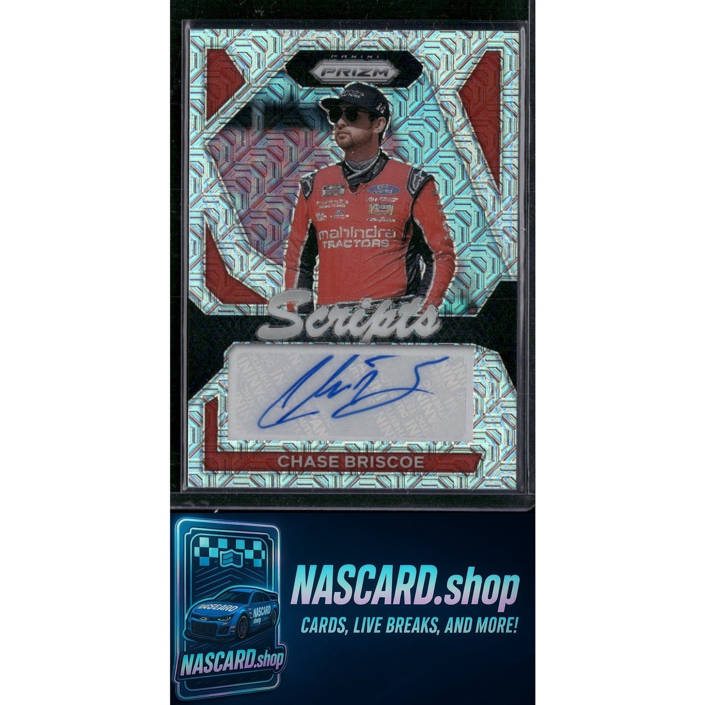 2024 Panini Prizm #S-CBE Chase Briscoe Scripts Mojo #/25 - NASCARD.shop