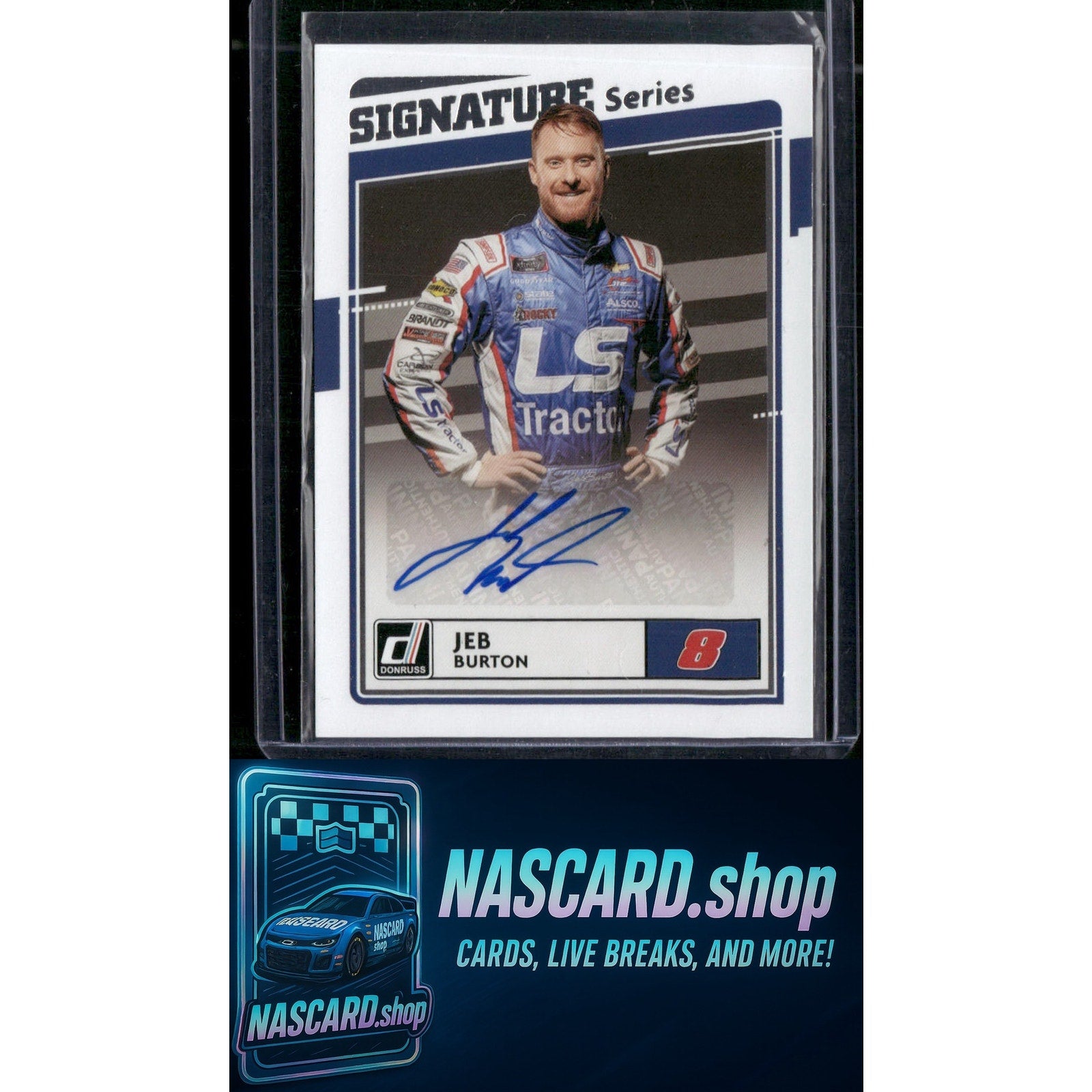 2021 Donruss #SS-JB Jeb Burton Signature Series - NASCARD.shop