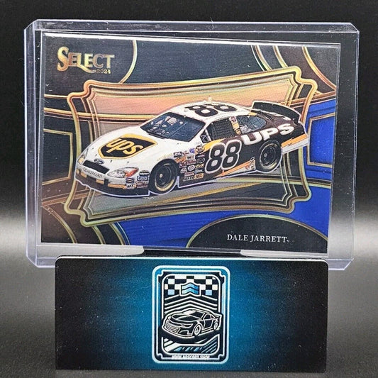 2024 Panini Select Racing Pit Road Black And Blue Prizm #184 Dale Jarrett /49 - NASCARD.shop