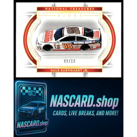 2024 Panini National Treasures #77 Dale Earnhardt Jr Holo Gold #/10