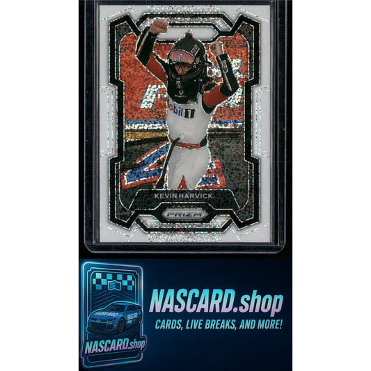 2024 Panini Prizm #75 Kevin Harvick White Sparkle