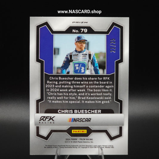 2024 Panini Prizm Racing Mojo Prizm #79 Chris Buescher /25