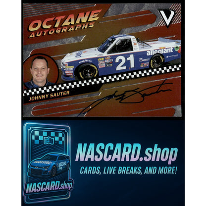 2018 Panini Victory Lane #OA-JS Johnny Sauter Octane Autographs #/150