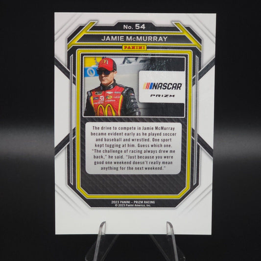 2023 Panini Prizm - Jamie McMurray #54 White Sparkle Prizm