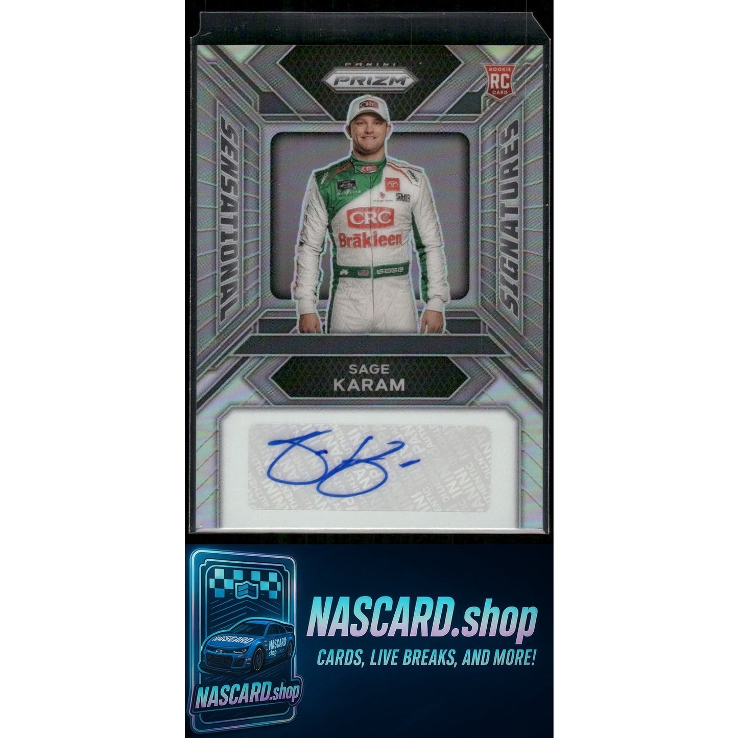 2024 Panini Prizm #SS-SKM Sage Karam Sensational Signatures