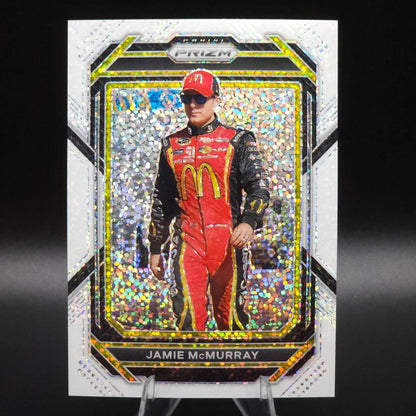 2023 Panini Prizm - Jamie McMurray #54 White Sparkle Prizm NASCARD.shop