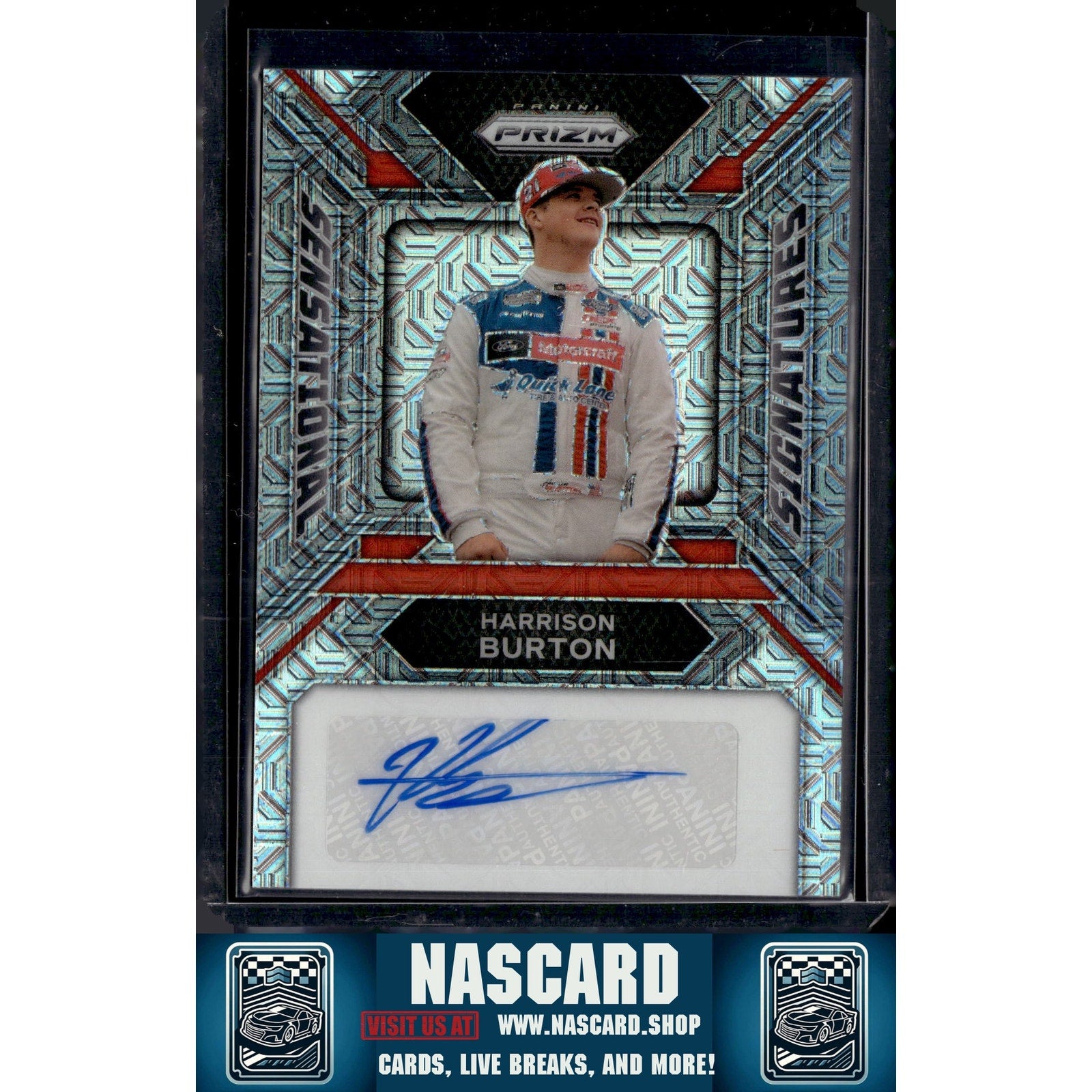 2024 Panini Prizm #SS-HBN Harrison Burton Sensational Signatures Mojo - NASCARD.shop