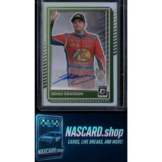 2025 Donruss #16 Noah Gragson Optic Holo Signatures - NASCARD.shop