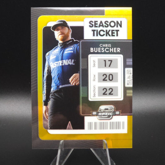 2022 Panini Chronicles - Contenders Optic Gold Prizm #1 Chris Buescher /10