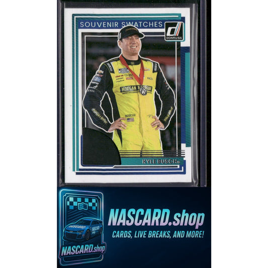 Donruss #SV-KBH Kyle Busch Souvenir Swatches
