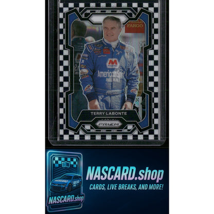 2024 Panini Prizm #26 Terry Labonte Checkered Flag #05/75 - NASCARD.shop