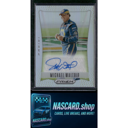 2024 Panini Prizm #TS-MWP Michael Waltrip Throwback Signatures - NASCARD.shop