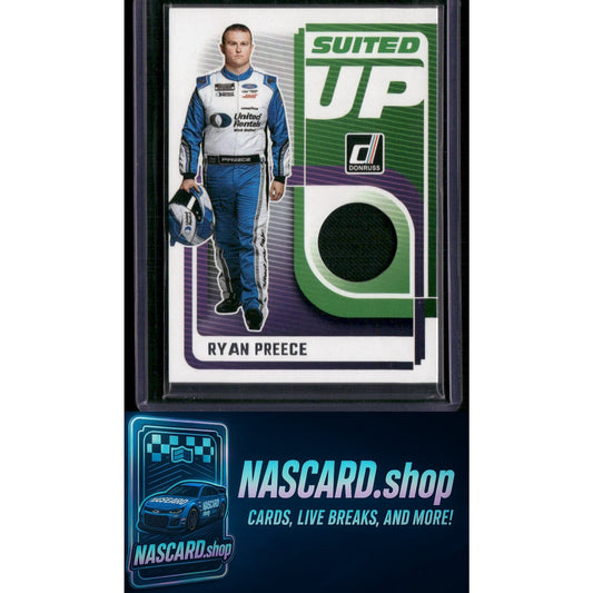 2025 Donruss #SU-RPE Ryan Preece Suited Up Swatches