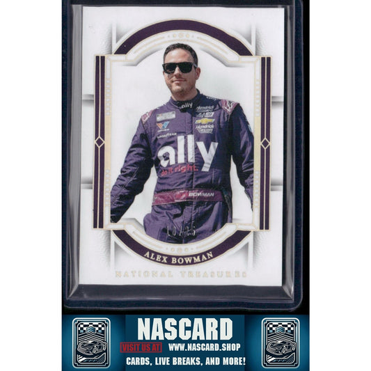 2024 Panini National Treasures #28 Alex Bowman Holo Silver #/25