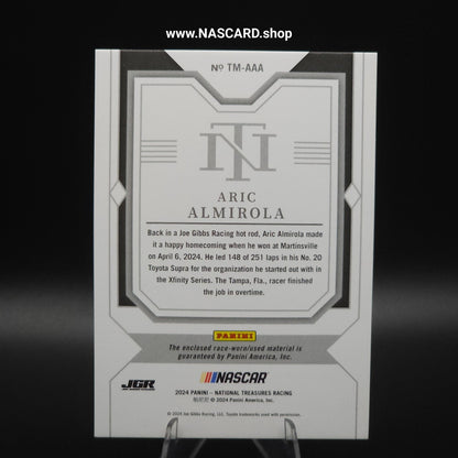 2024 Panini National Treasures Timeline Materials Aric Almirola /99 - NASCARD.shop