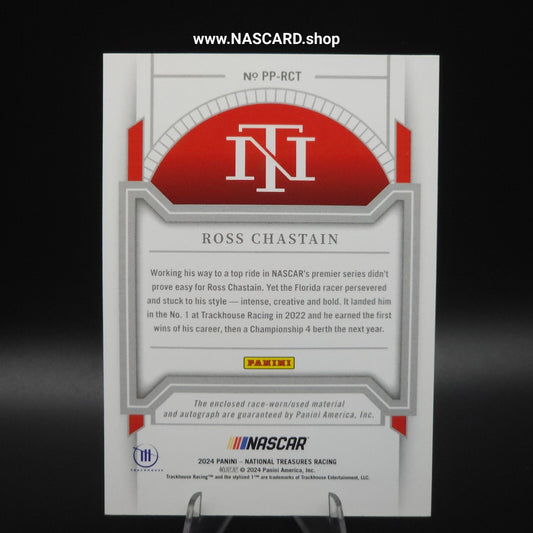 2024 Panini National Treasures Premium Patches #PP-RCT Ross Chastain /49