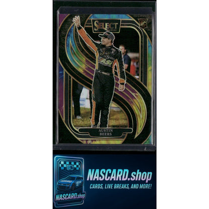 2025 Select Racing #214 Austin Beers Trackside Tie-Dye Prizms #/25 RC - NASCARD.shop