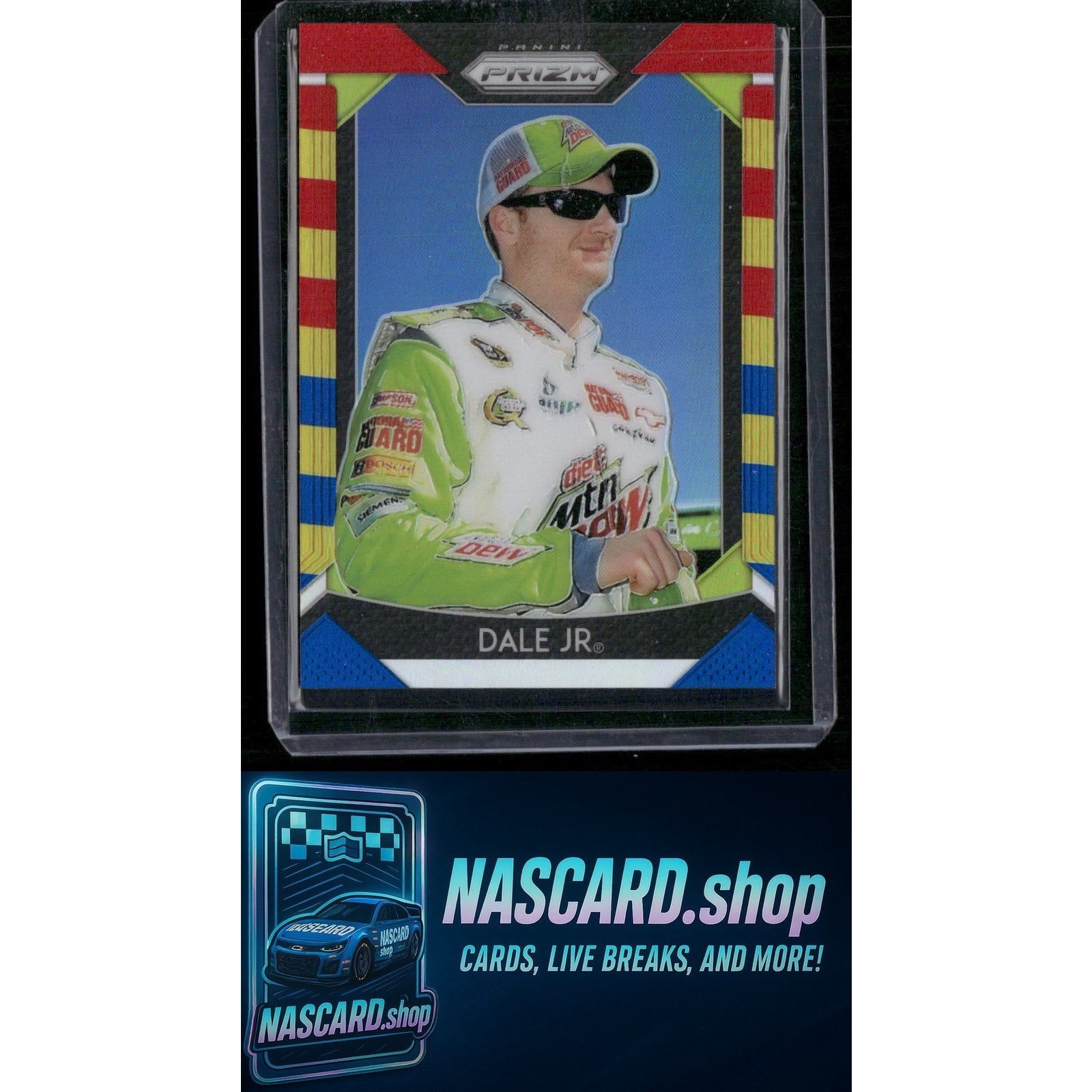 2019 Panini Prizm #41 Dale Earnhardt Jr Rainbow #/24 - NASCARD.shop