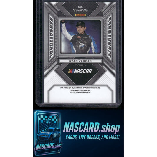 2024 Panini Prizm #SS-RVG Ryan Vargas Sensational Signatures