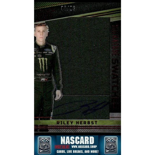 2023 Prime Signature Swatches Red Riley Herbst /25