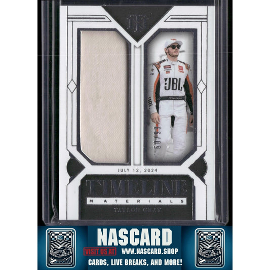 2024 Panini National Treasures #TM-TAY Taylor Gray Timeline Materials