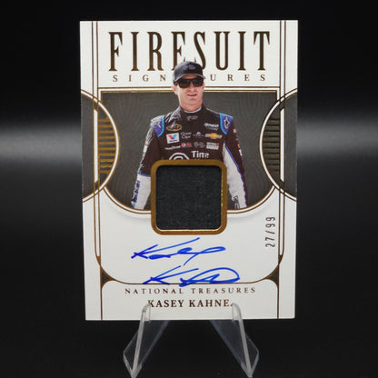 2023 Panini National Treasures - Firesuit Signatures #FS-KKN Kasey Kahne /99 - NASCARD.shop