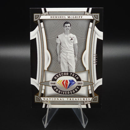 2023 National Treasures NASCAR Diamond Anniversary Midnight Hershel McGriff /20 - NASCARD.shop
