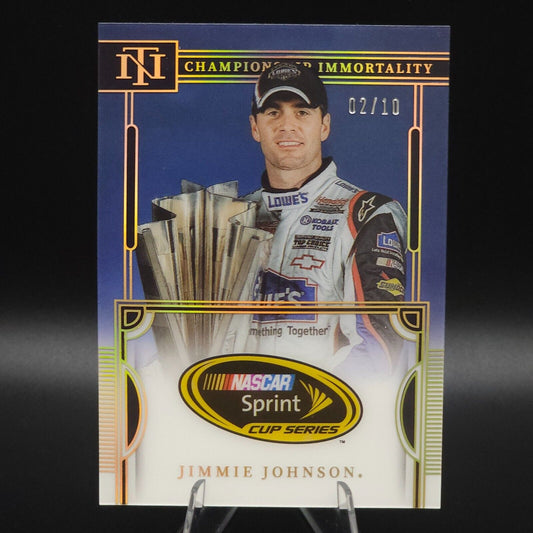 2023 National Treasures Championship Immortality Holo Gold Jimmie Johnson /10