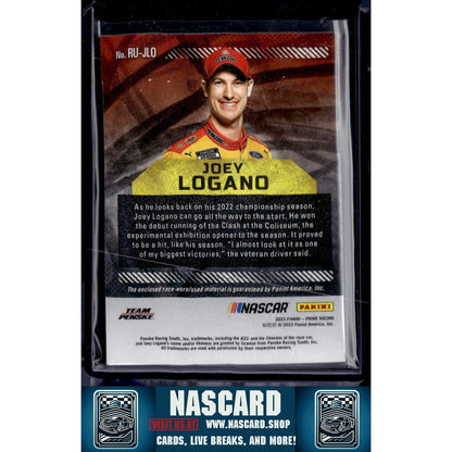 2023 Panini Prime #RU-JLO Joey Logano Race Used Firesuits - NASCARD.shop