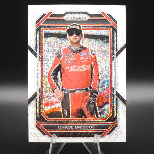 2023 Panini Prizm - Chase Briscoe #32 White Sparkle Prizm