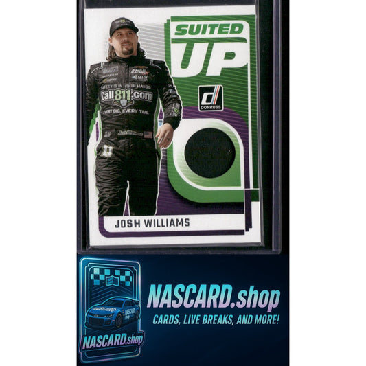 2025 Donruss #SU-JWS Josh Williams Suited Up Swatches