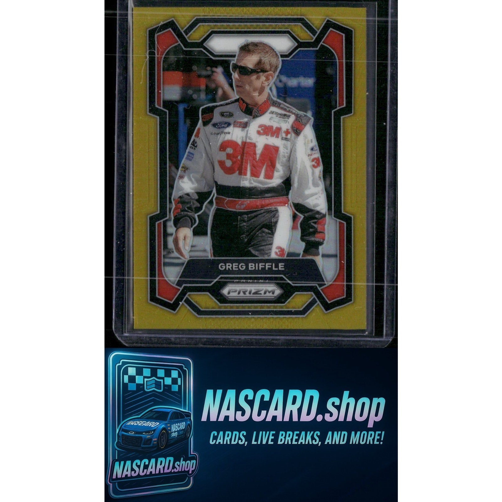 2024 Panini Prizm #13 Greg Biffle Gold #01/10 - NASCARD.shop