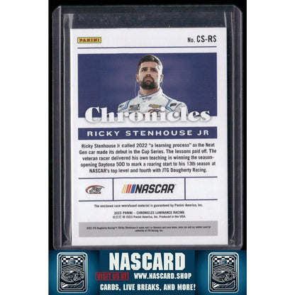 2023 Panini Chronicles #CS-RS Ricky Stenhouse Jr. Chronicles Swatches Red - NASCARD.shop