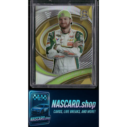 2022 Panini Chronicles #50 Dale Earnhardt Jr. Spectra Gold #/10 - NASCARD.shop