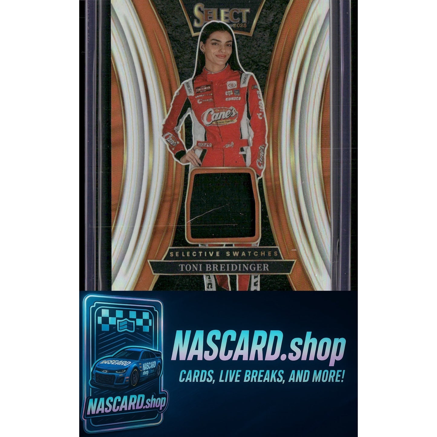 2025 Panini Select #SS-TBR Toni Breidinger Selective Swatches - NASCARD.shop