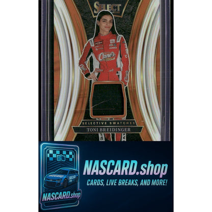 2025 Panini Select #SS-TBR Toni Breidinger Selective Swatches - NASCARD.shop