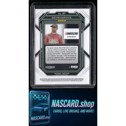 2023 Panini Prizm #47 Kevin Harvick White Sparkle Prizm