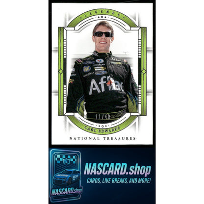 2024 Panini National Treasures #88 Carl Edwards #/49