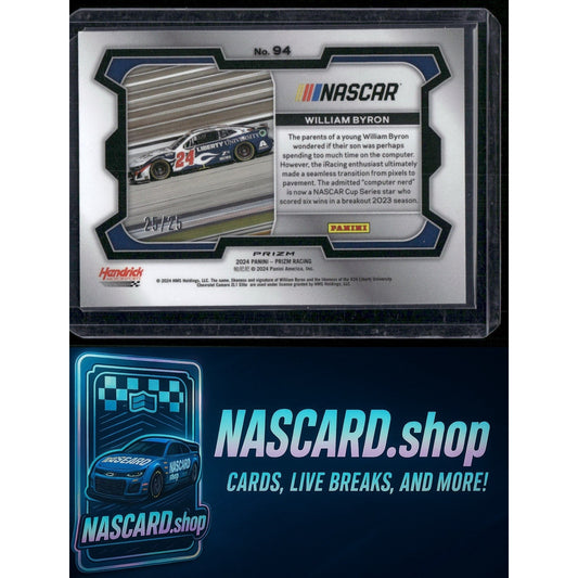 2024 Panini Prizm #94 William Byron Mojo #/25