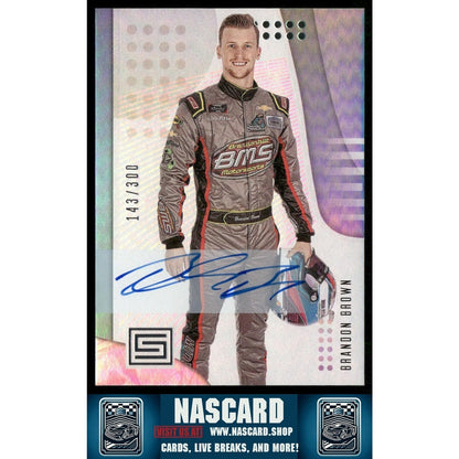 2020 Panini Chronicles - Status Brandon Brown #7 Autographs /300 (AU, RC) - NASCARD.shop