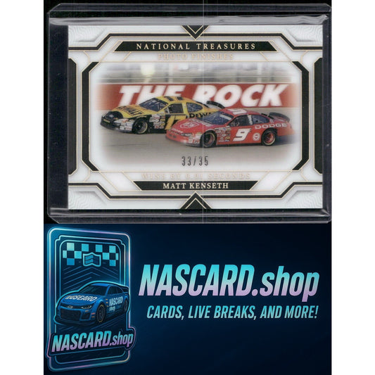 2024 Panini National Treasures #PF-16 Matt Kenseth Photo Finishes #/35 - NASCARD.shop